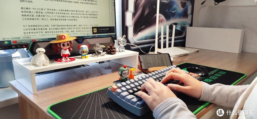 文字工作者的好帮手，Lofree洛斐小翘100三模机械键盘