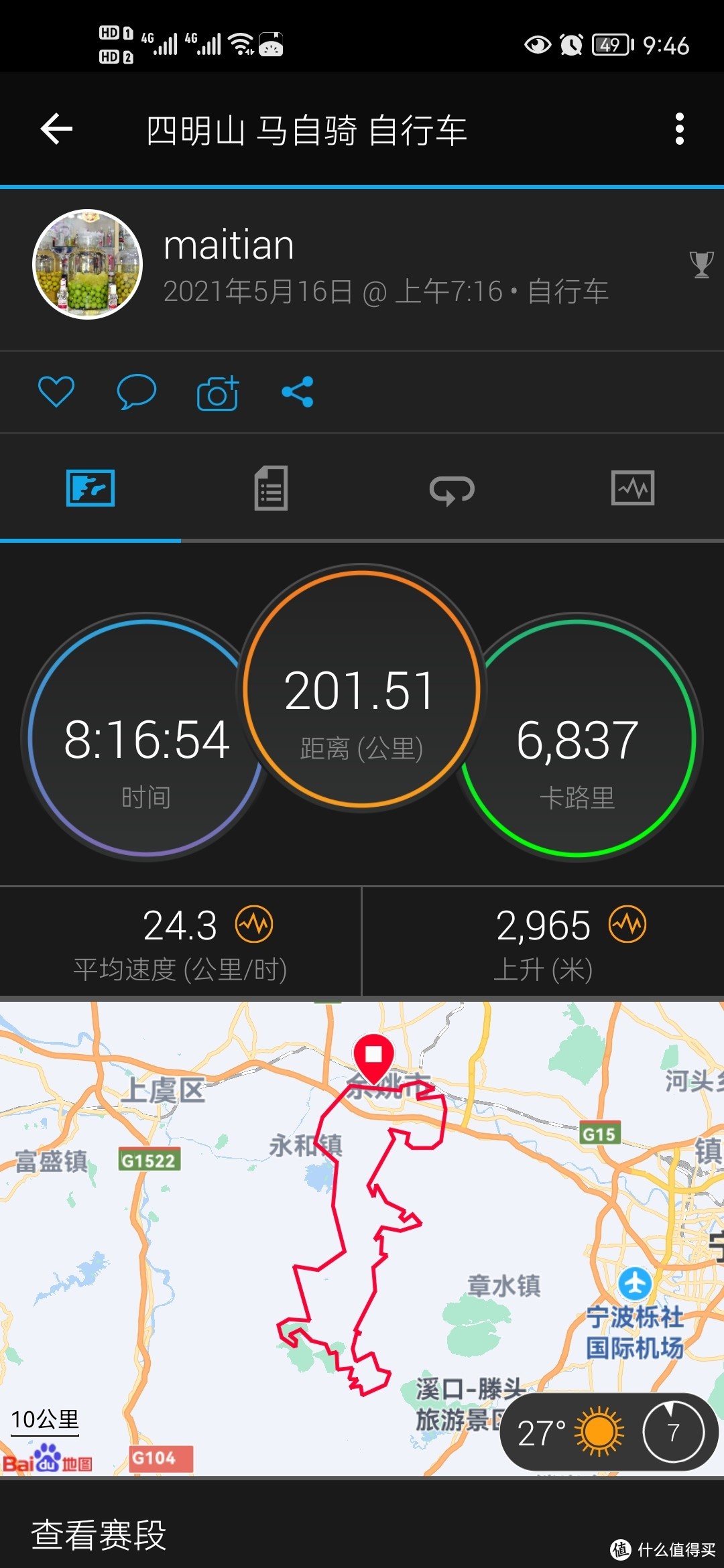 距离200km+，爬升3000m+，华东最强，2021环四明山自行车比赛（马自骑资格赛）-2022-12-