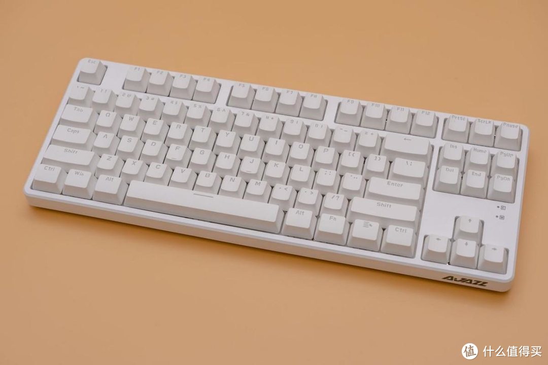 手感舒适可换轴，笔记本电脑必备：黑爵AK873机械键盘