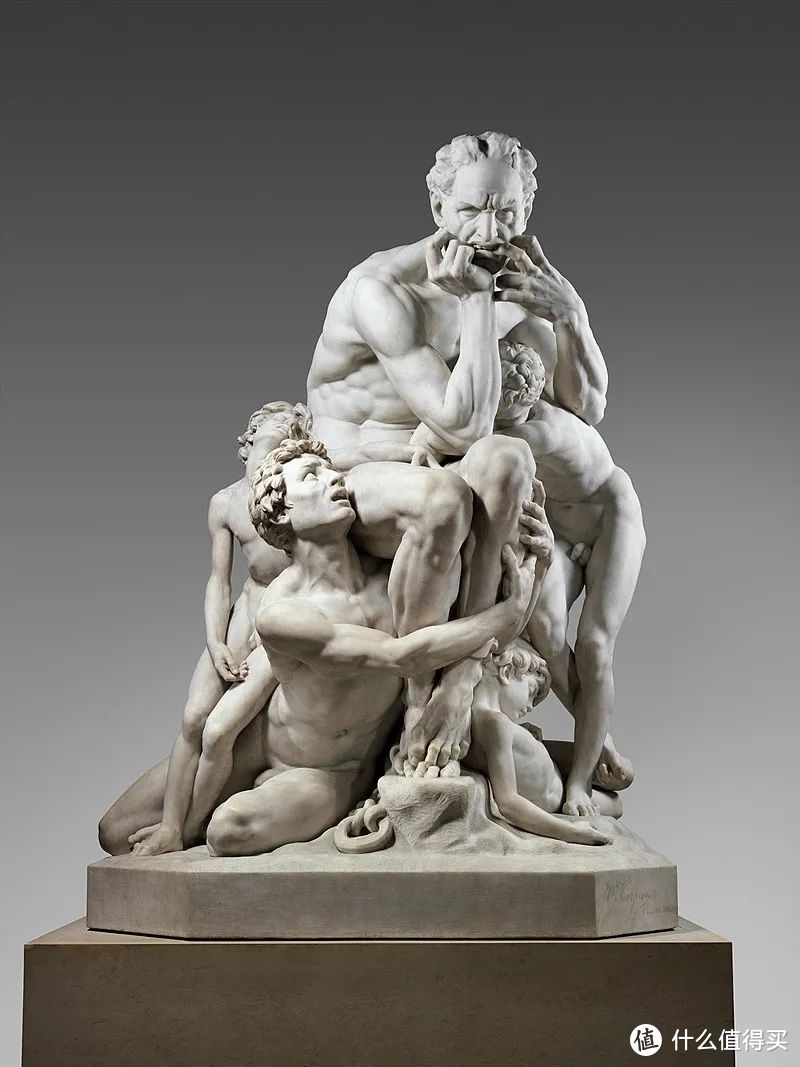 ▲ 《乌格里诺和他的儿子们》，雕像作者：Jean-Baptisete Carpeaux