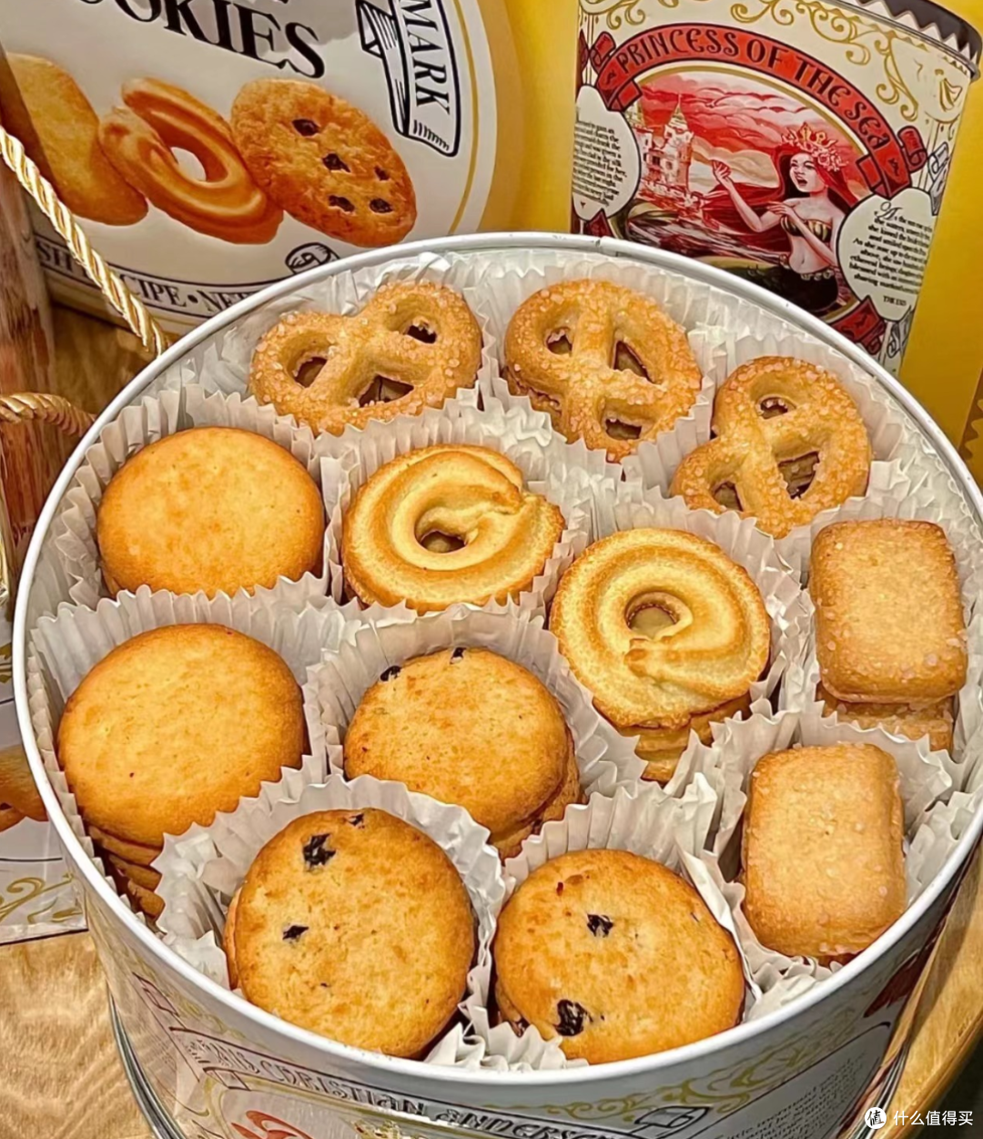 9429一盒368gdanisa皇冠丹麦曲奇饼干