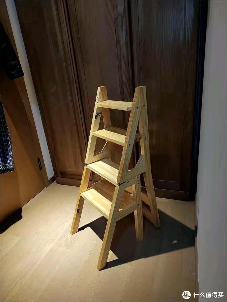 多功能可以当梯子用的小木椅子
