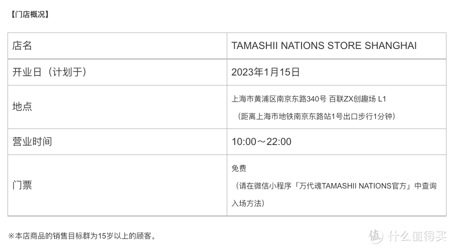 海外首家旗舰店！万代魂 TAMASHII NATIONS STORE 落地上海，将于1月15日开业！