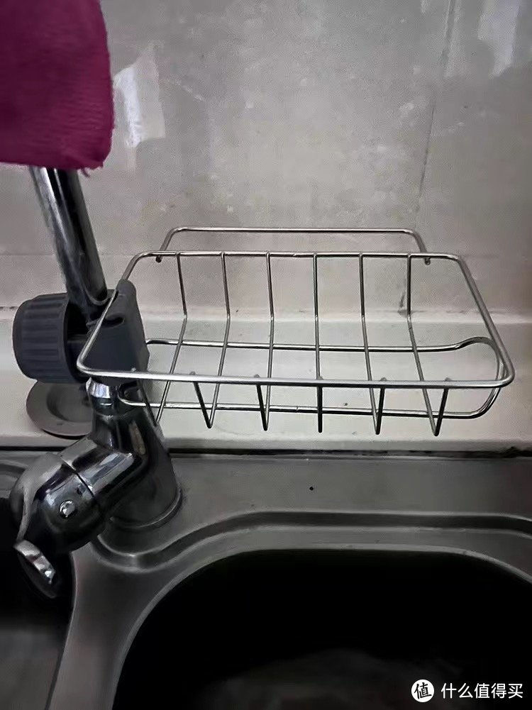 不锈钢水龙头厨房置物架沥水篮挂钩