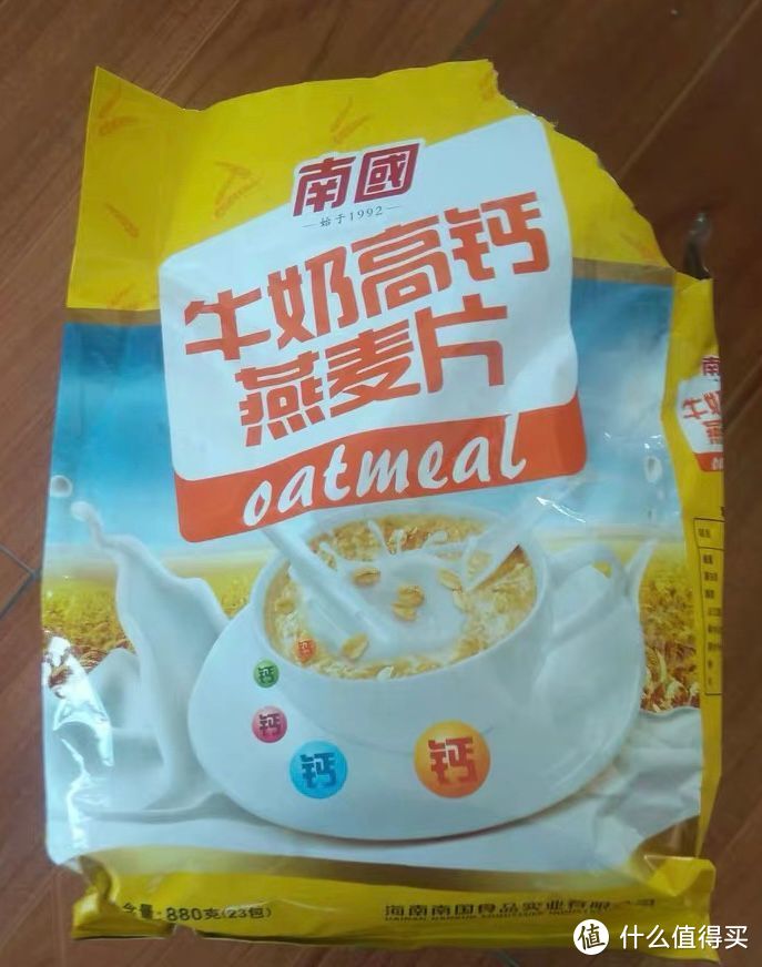 推荐之南国牛奶高钙燕麦片