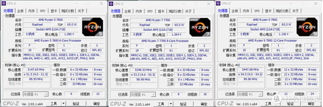 AMD锐龙7000非X系列处理器首发评测，功耗更低、超频可玩还送散热器