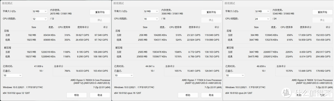 AMD锐龙7000非X系列处理器首发评测，功耗更低、超频可玩还送散热器