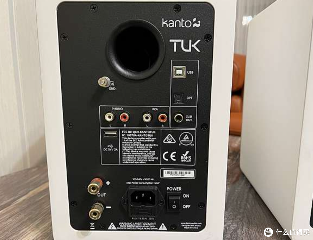 加拿大 Kanto TUK 气动式高音蓝牙音响 输入接口丰富 从零开始入门双声道的好选择