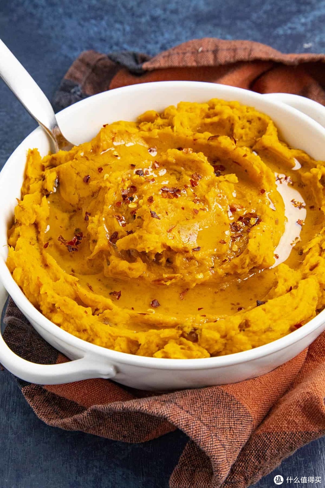 獨特口味的美國傳統菜:mashed sweet potatoes with chipotle