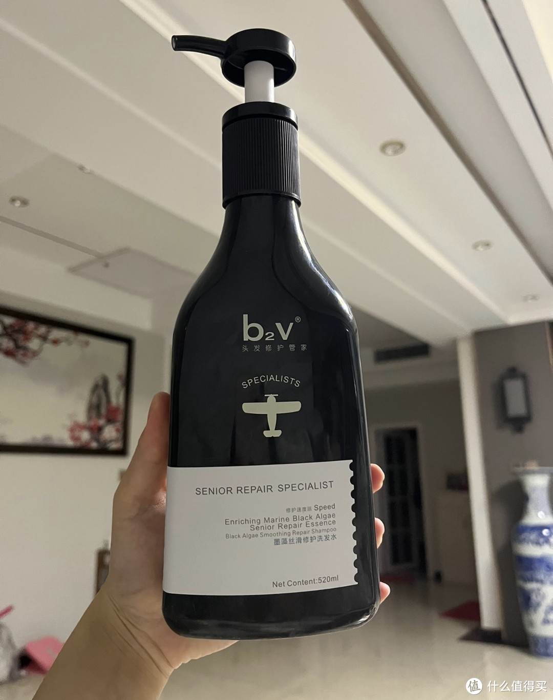 b2v黑藻柔顺垂顺洗发水