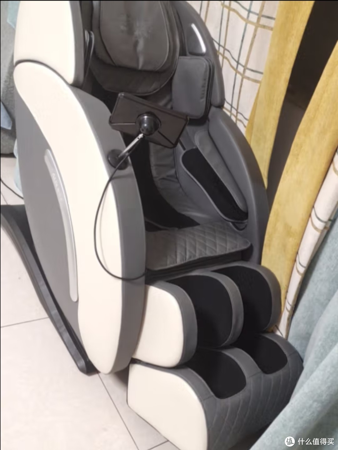 奥克斯（AUX） 按摩椅T100家用太空舱全自动全身零重力电动智能多功能老人爸爸妈妈生日礼物实用 米棕色