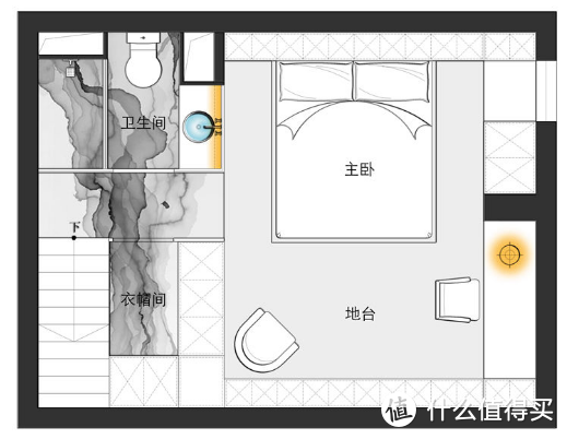 70㎡，一个人住！全屋毛坯水泥风，动静分离设计太实用