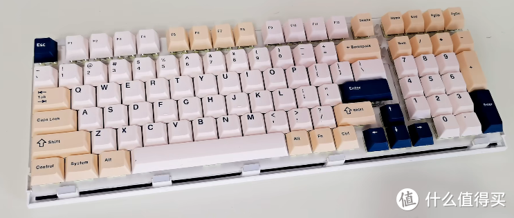 新盟x98 TTC金粉 gasket三模客制化机械键盘 蓝牙豆奶色