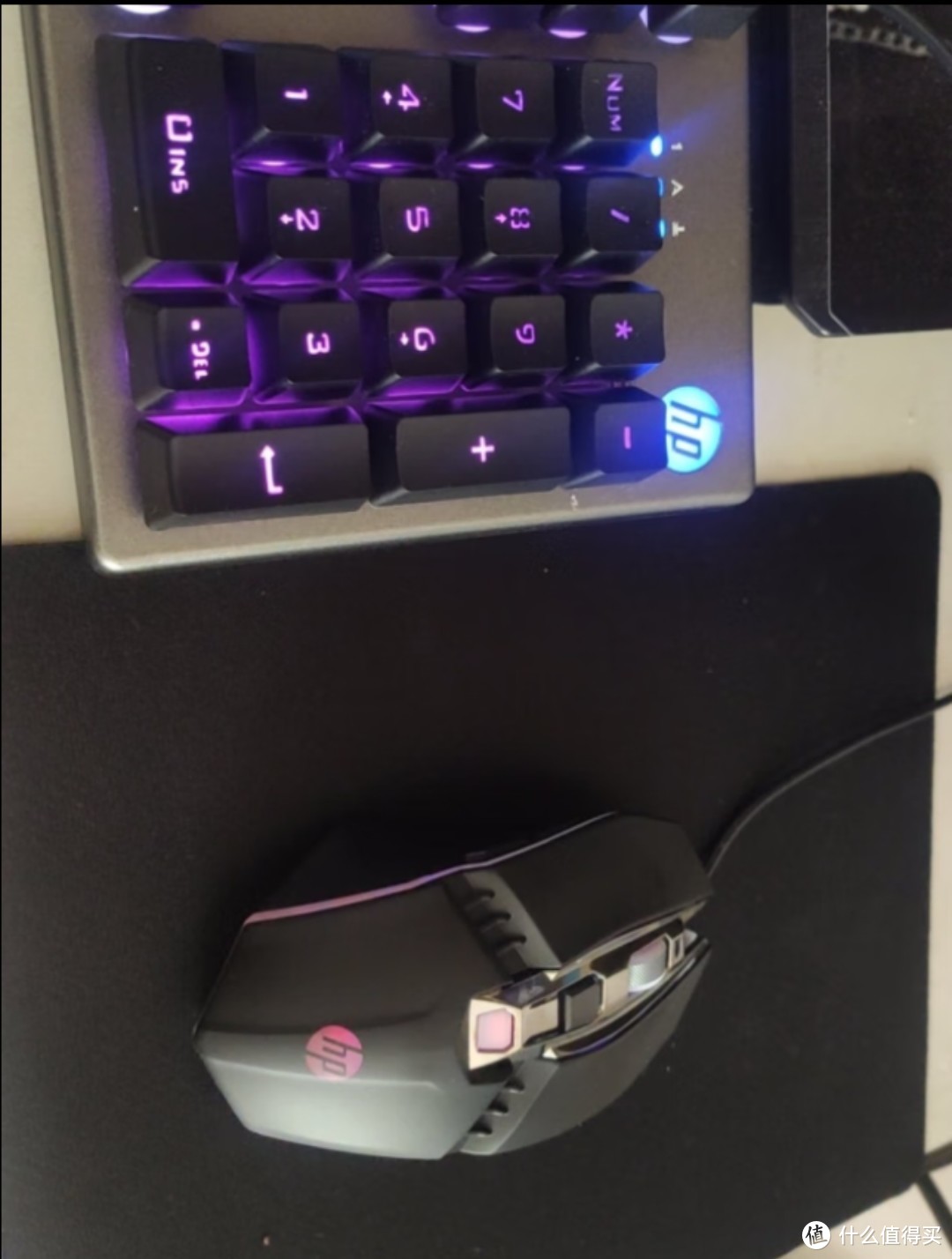 惠普（HP） 真机械手感键盘鼠标套装游戏有线背光电竞吃鸡笔记本台式电脑外设办公键鼠朋克网吧三件套 K500