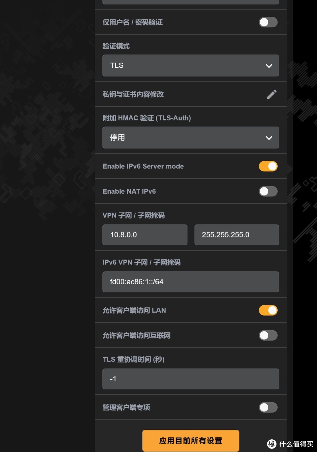 两台华硕路由器 ipv6 异地组网