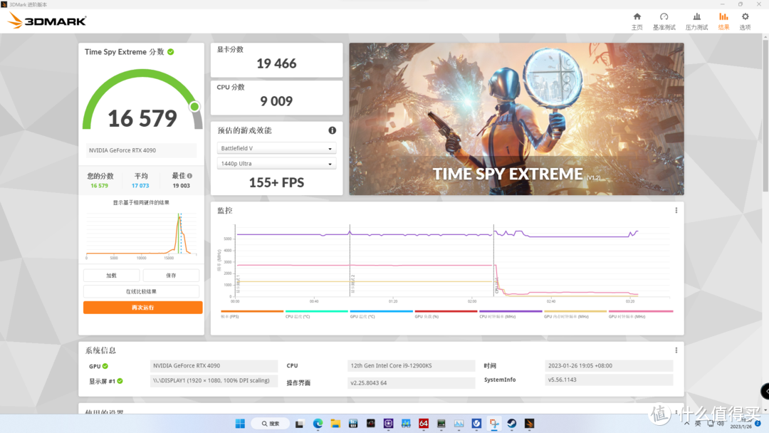 著名的3dmark TSE CPU分数仅仅9009