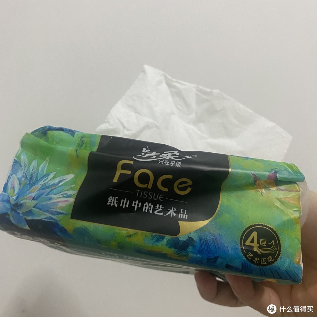 纸巾中的艺术品，洁柔纸巾