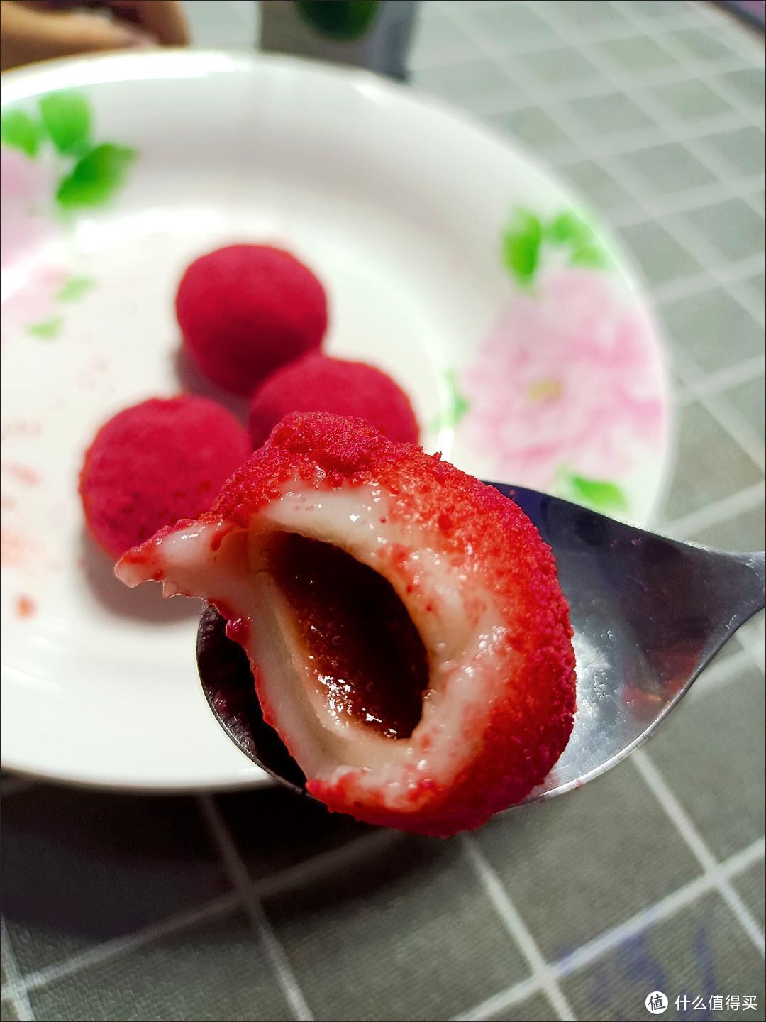 速冻食品|思念红丝绒草莓汤圆