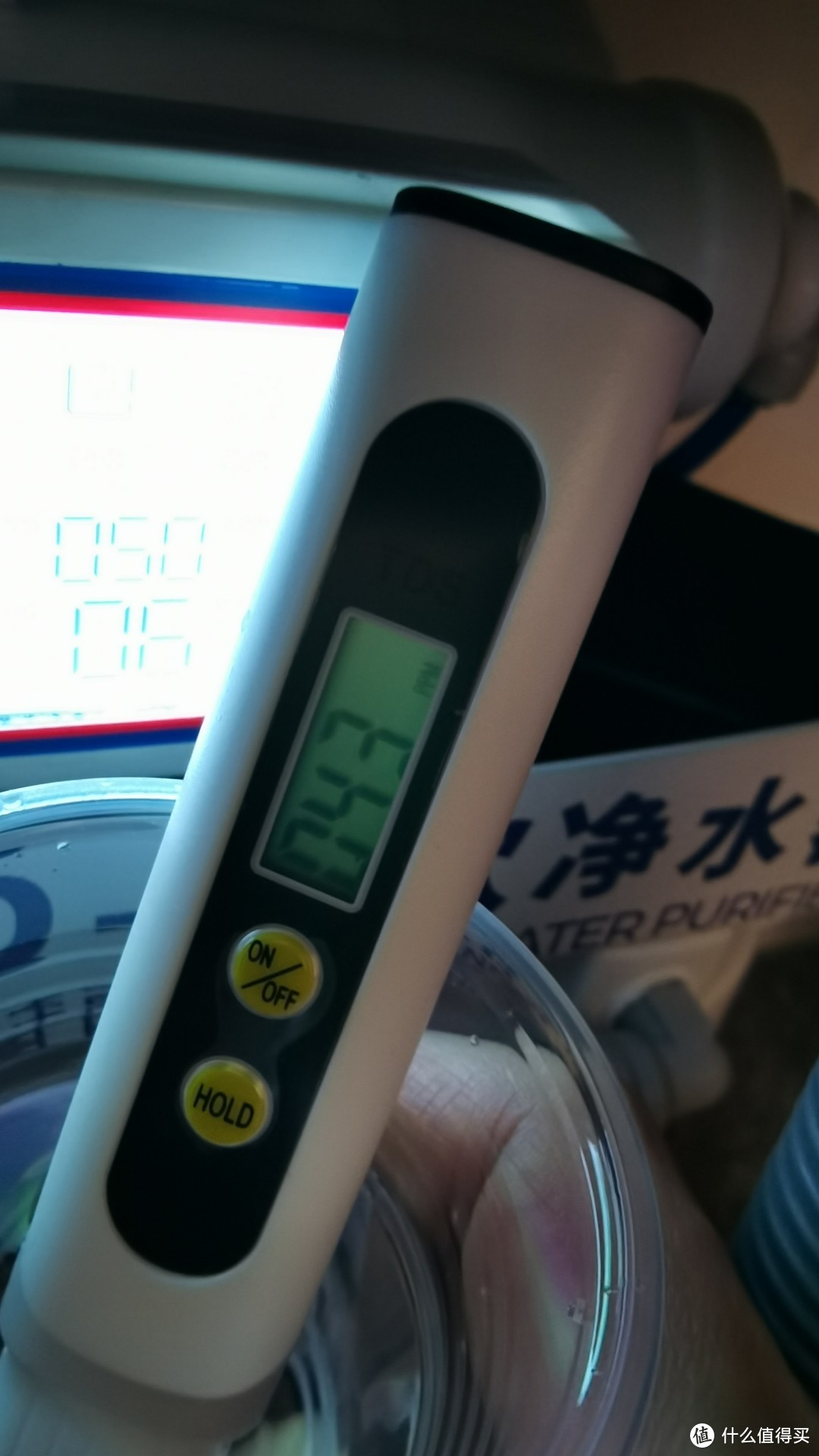 用TDS笔测的自来水43，电脑板上的是50，电脑板的TDS值普遍不准