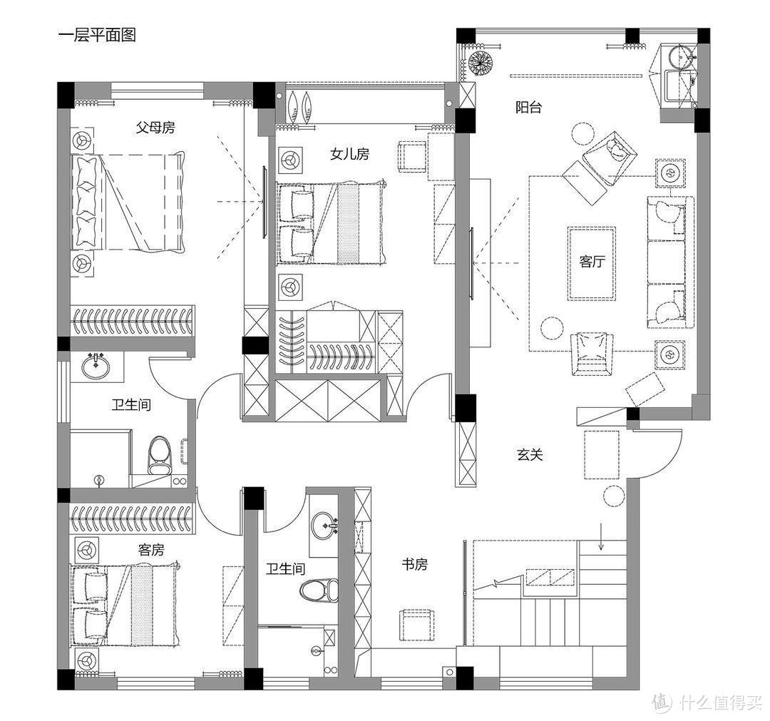 280平的旧房，被她重新装修后，动静分离，家居氛围太让人心动了