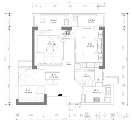 追求极简生活，90㎡新房去掉踢脚线，舍弃主灯，反而很高级！