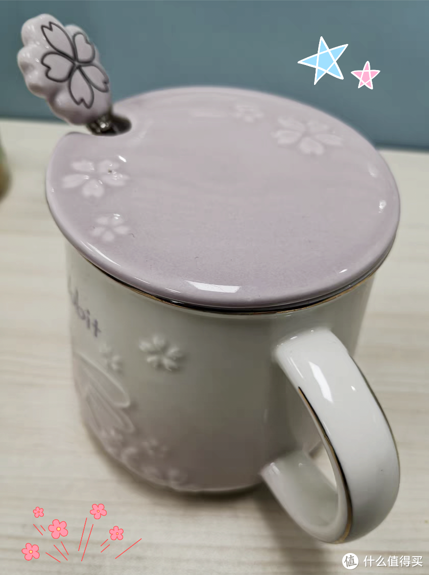 超好看的粉色少女心咖啡杯~