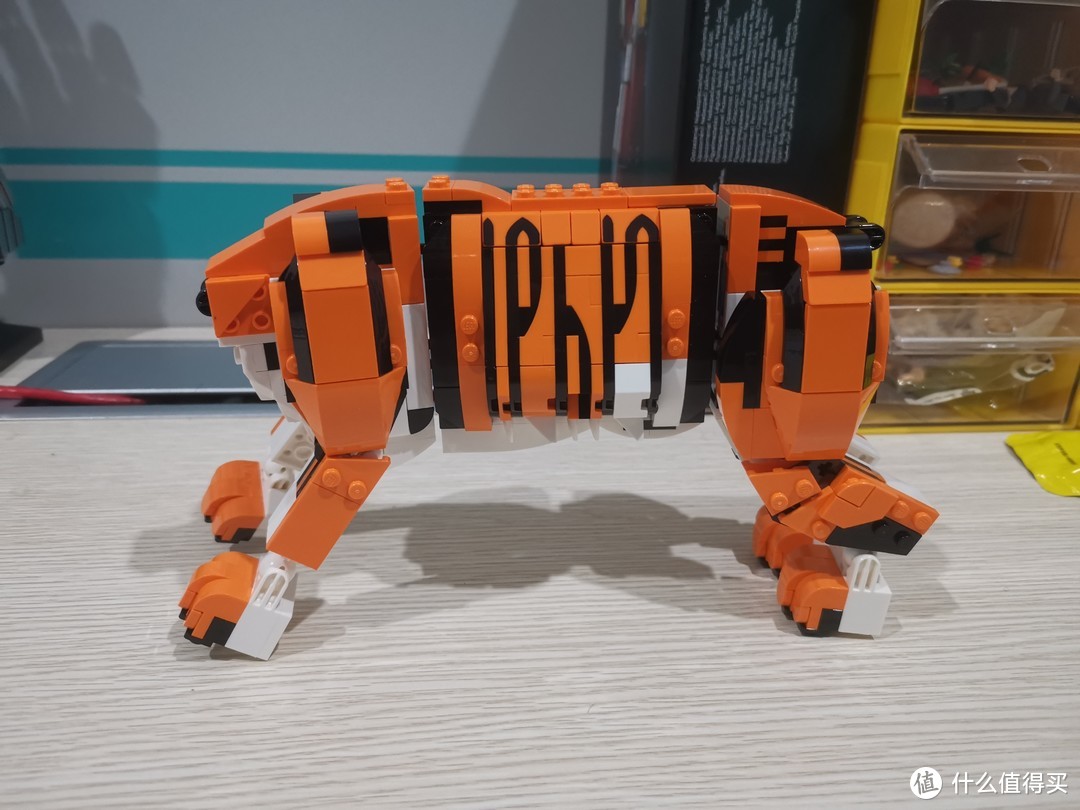 LEGO 创意百变三合一 31129 威武的老虎 开箱评测