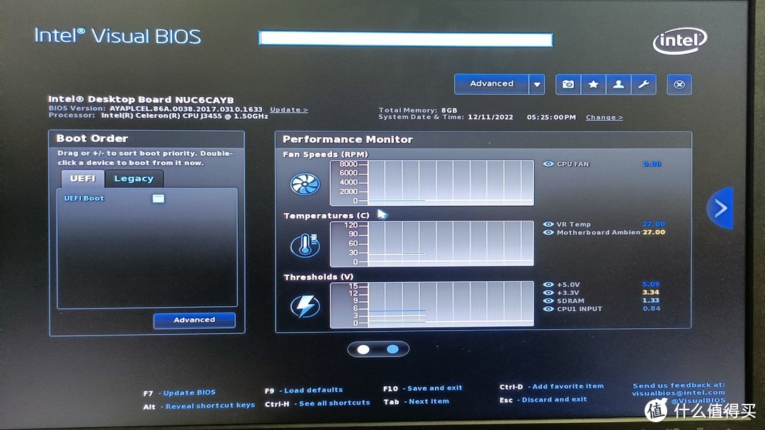 Intel NUC BIOS