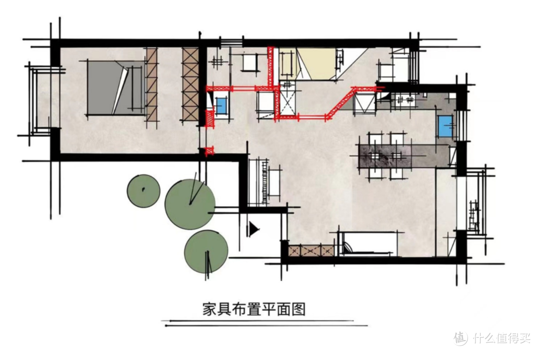 客厅不要老三件，床头不靠墙！她90㎡家，说是改造教科书都不为过