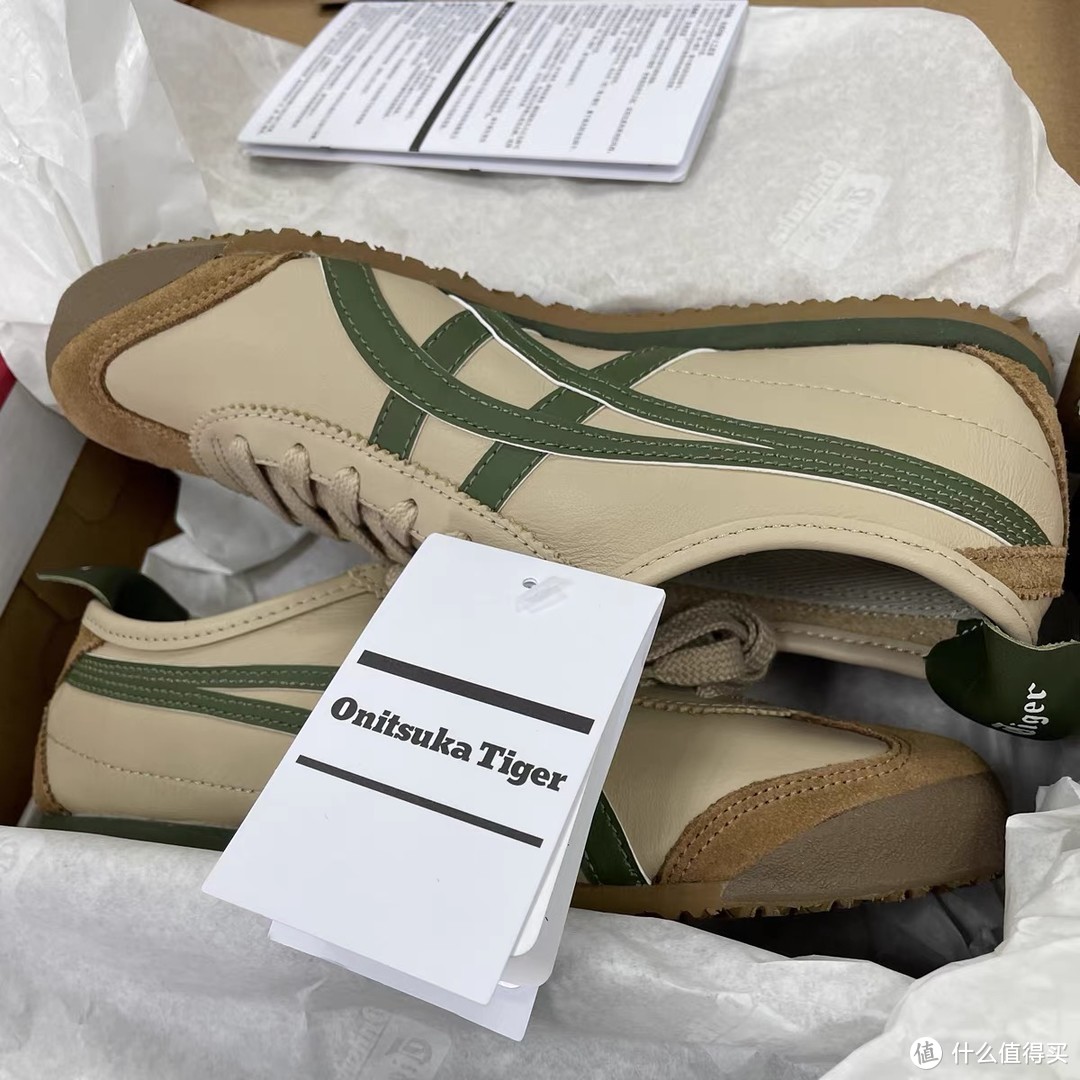 [经典]Onitsuka Tiger鬼塚虎平底休闲鞋复古奶茶色