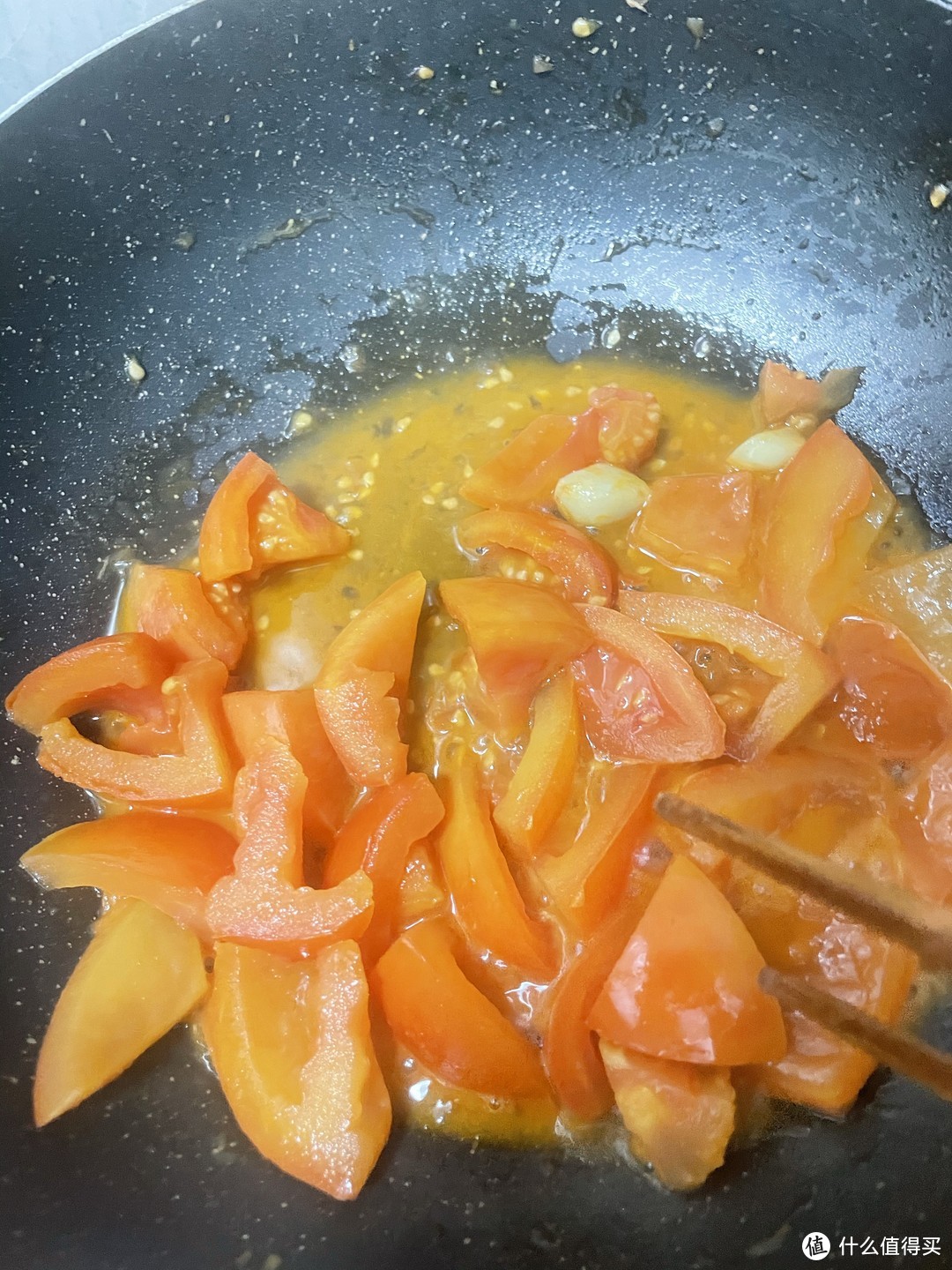 打工人之每日食记2：香菇油菜+番茄炒鸡蛋