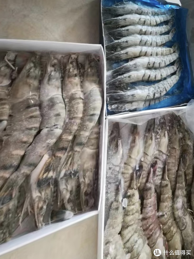 情人节怎么过。买点寰球渔市 厄瓜多尔白虾特大海虾水冻虾做大餐