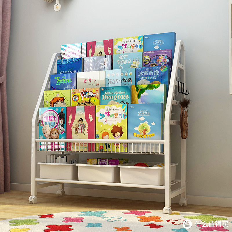 打造床边阅读区，一个儿童书架就够了！