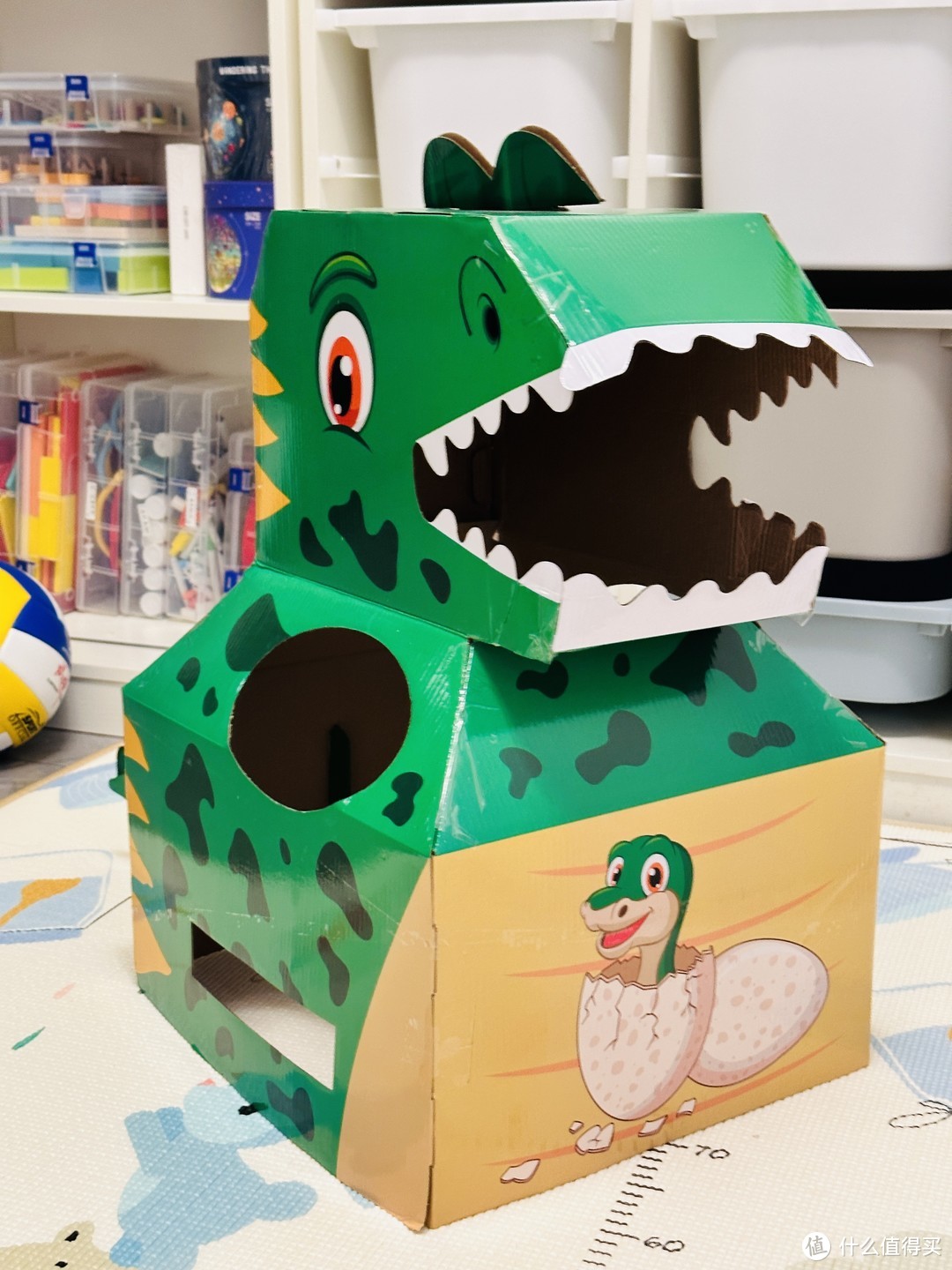 纸壳DIY可穿戴儿童玩具恐龙模型