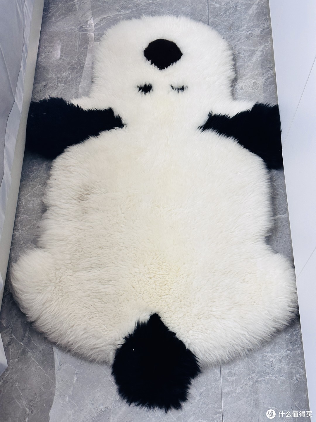 软装好物卧室纯羊毛小狗地毯