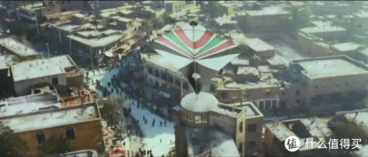 电影片段中出现的喀什古城