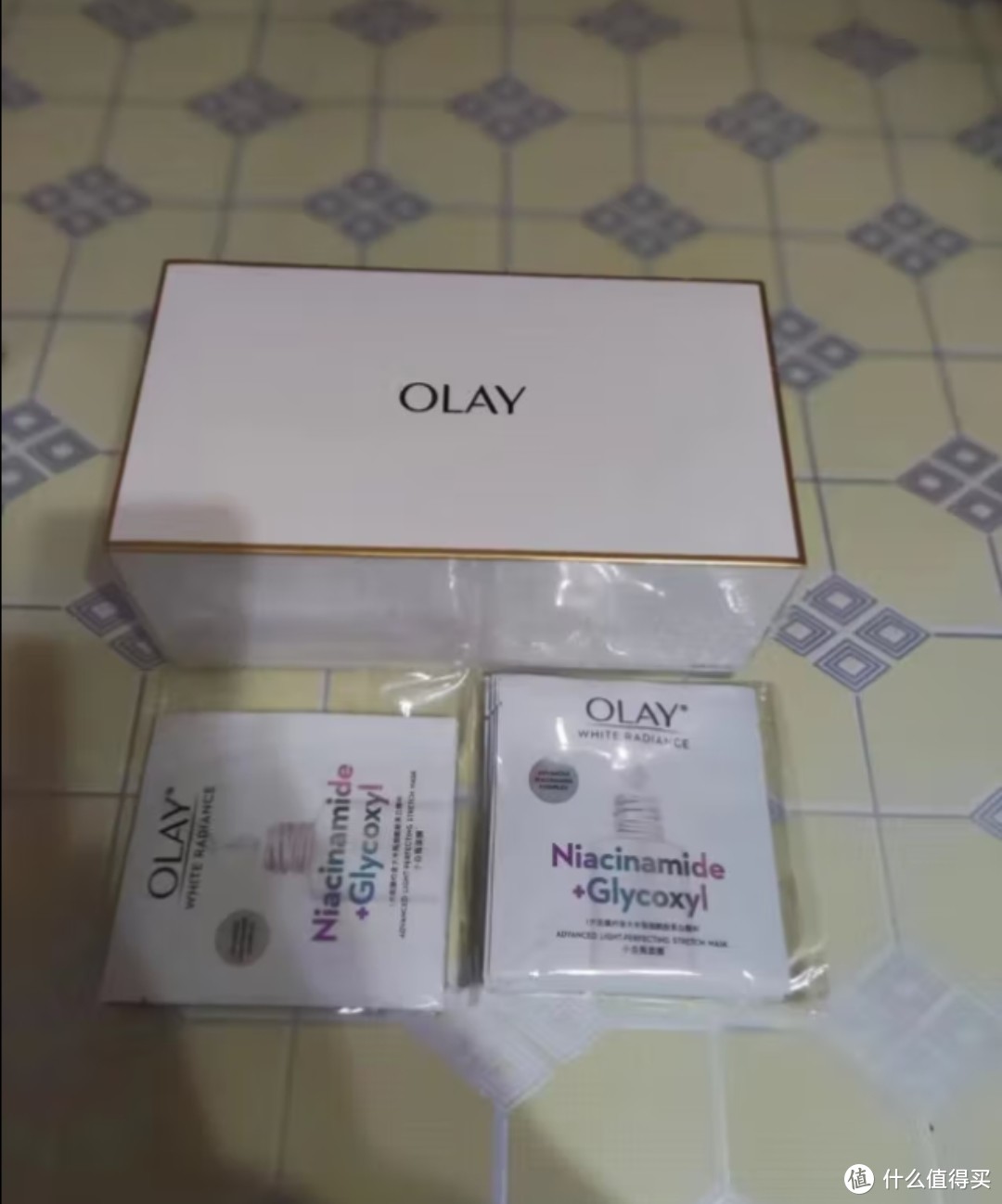 玉兰油（OLAY）抗糖小白瓶精华面膜5片装烟酰胺美白补水保湿面膜减黄生日礼物