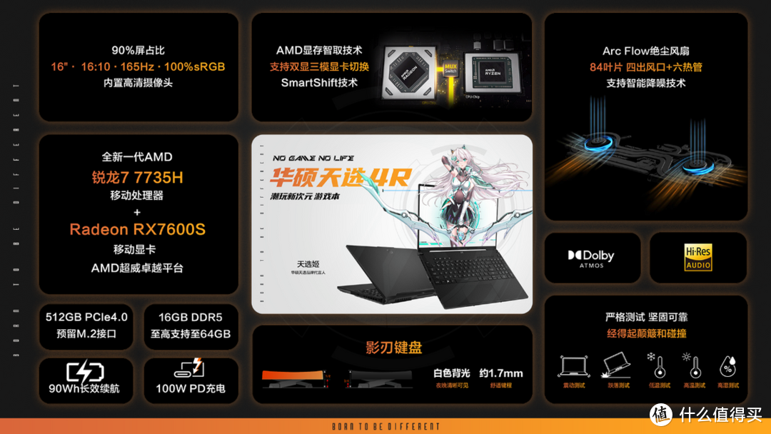 华硕天选4系列发布：6799元起售，满功耗RTX 4060首选游戏本