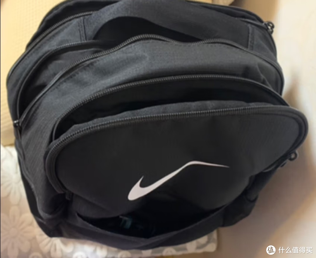 耐克NIKE 男女通款双肩包旅行包BRASILIA 休闲包DH7709-010黑色中号