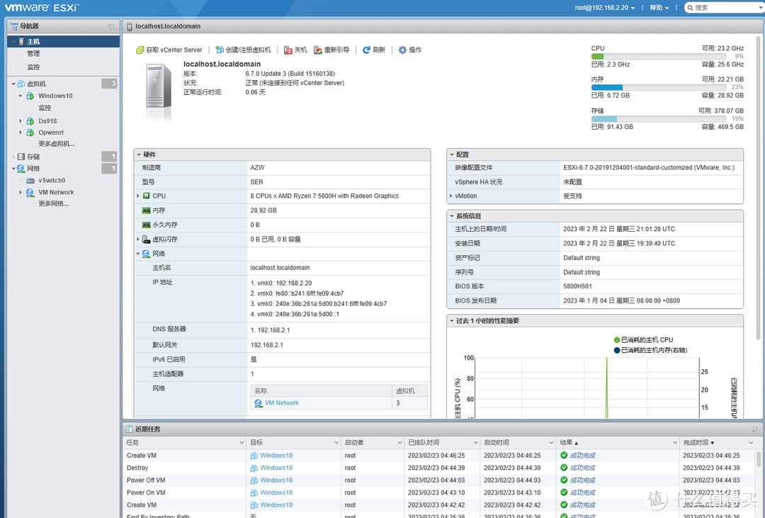 [零刻] SER5 Pro 迷你主机：从开箱到安装ESXi+虚拟机