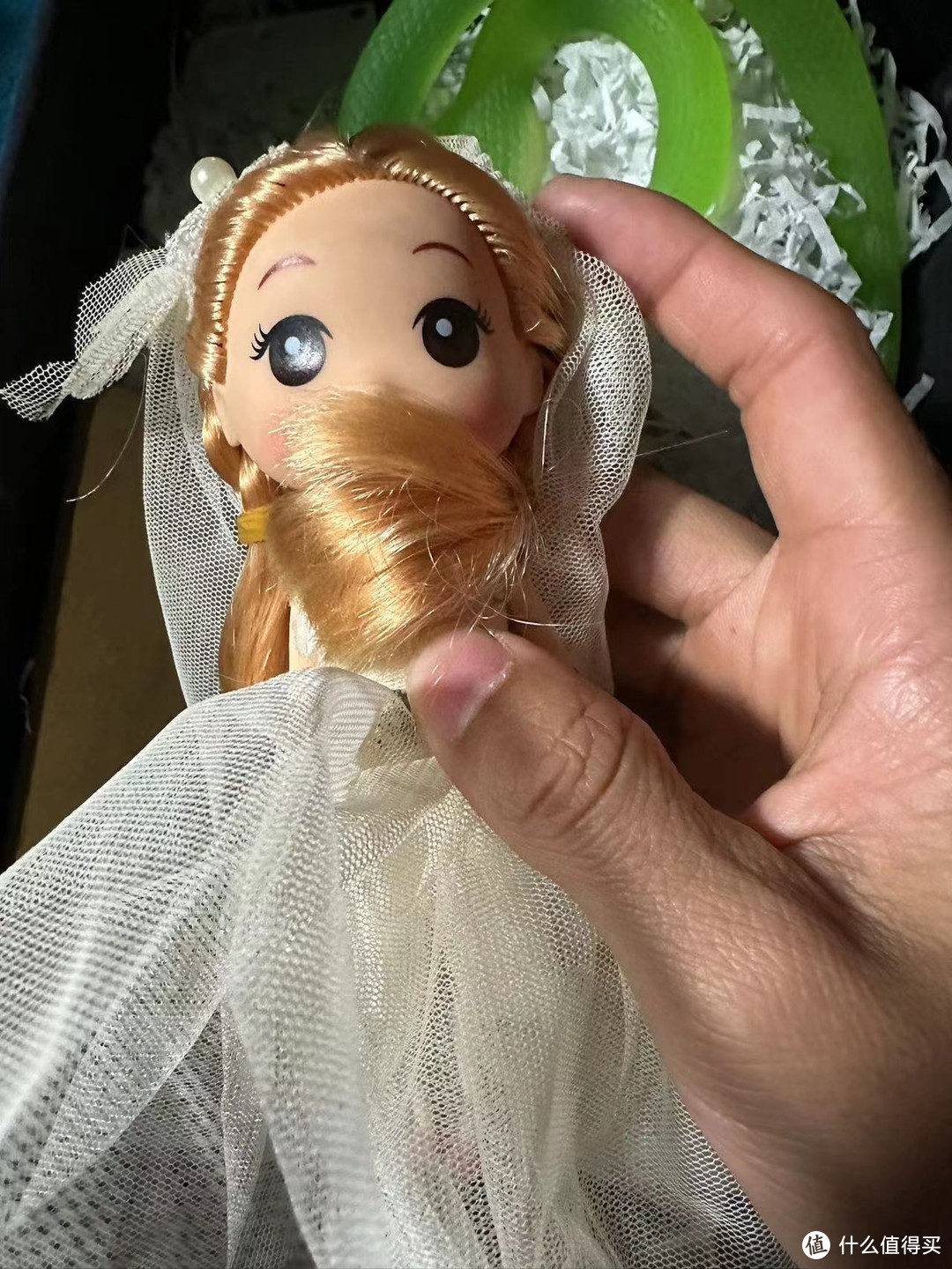 这个芭比娃娃真的当时想象的是自己穿着婚纱是这样子