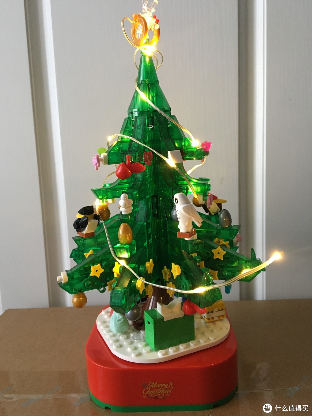 森宝积木，圣诞树积木分享。