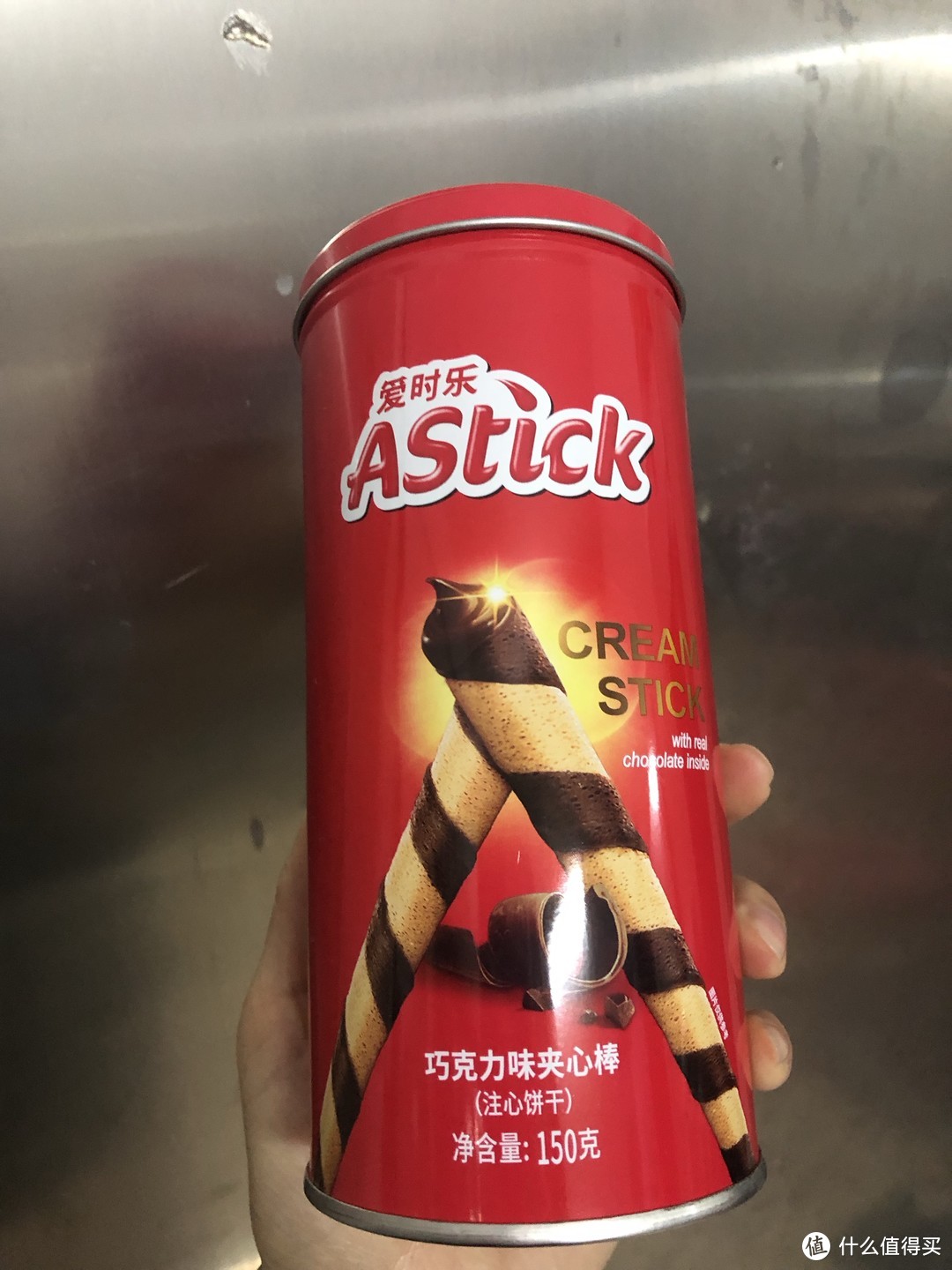 Astick爱时乐巧克力味威化卷心酥蛋卷