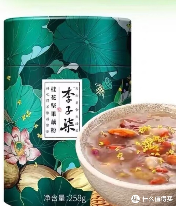 李子柒 桂花坚果藕粉258g