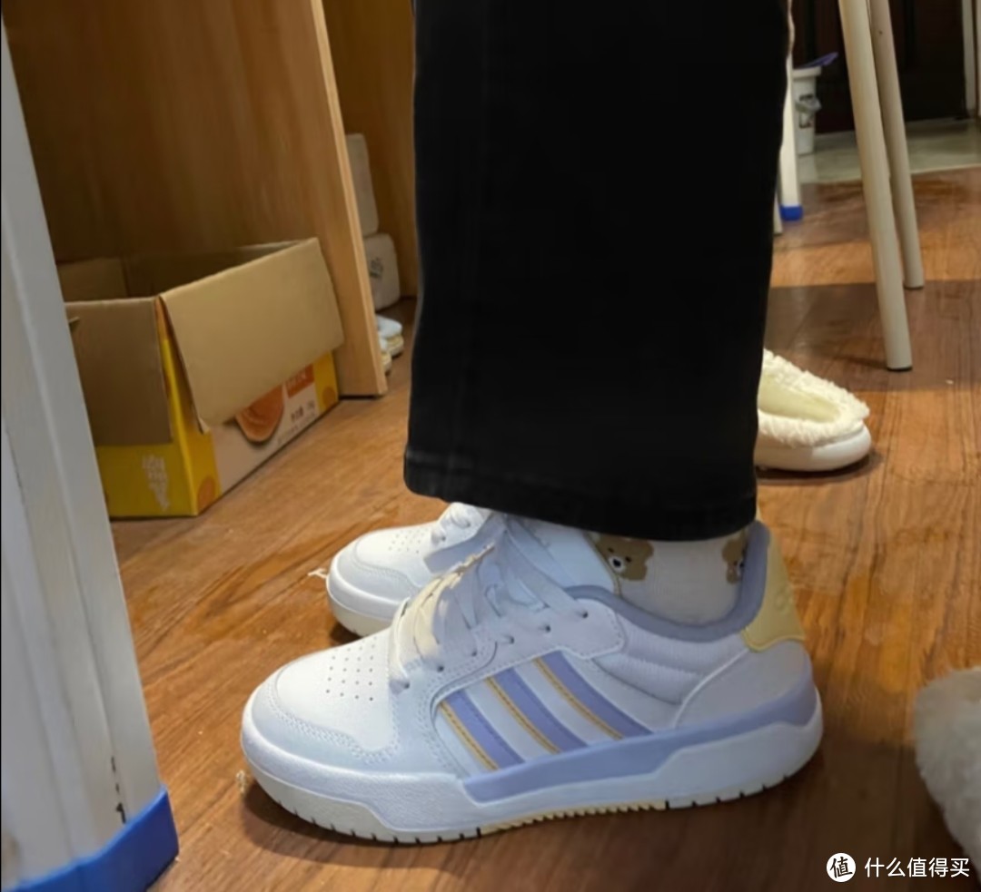 adidas阿迪达斯官方neo ENTRAP男女休闲篮球鞋板鞋小白鞋GX3814 白/鹅黄/浅紫 38(235mm)