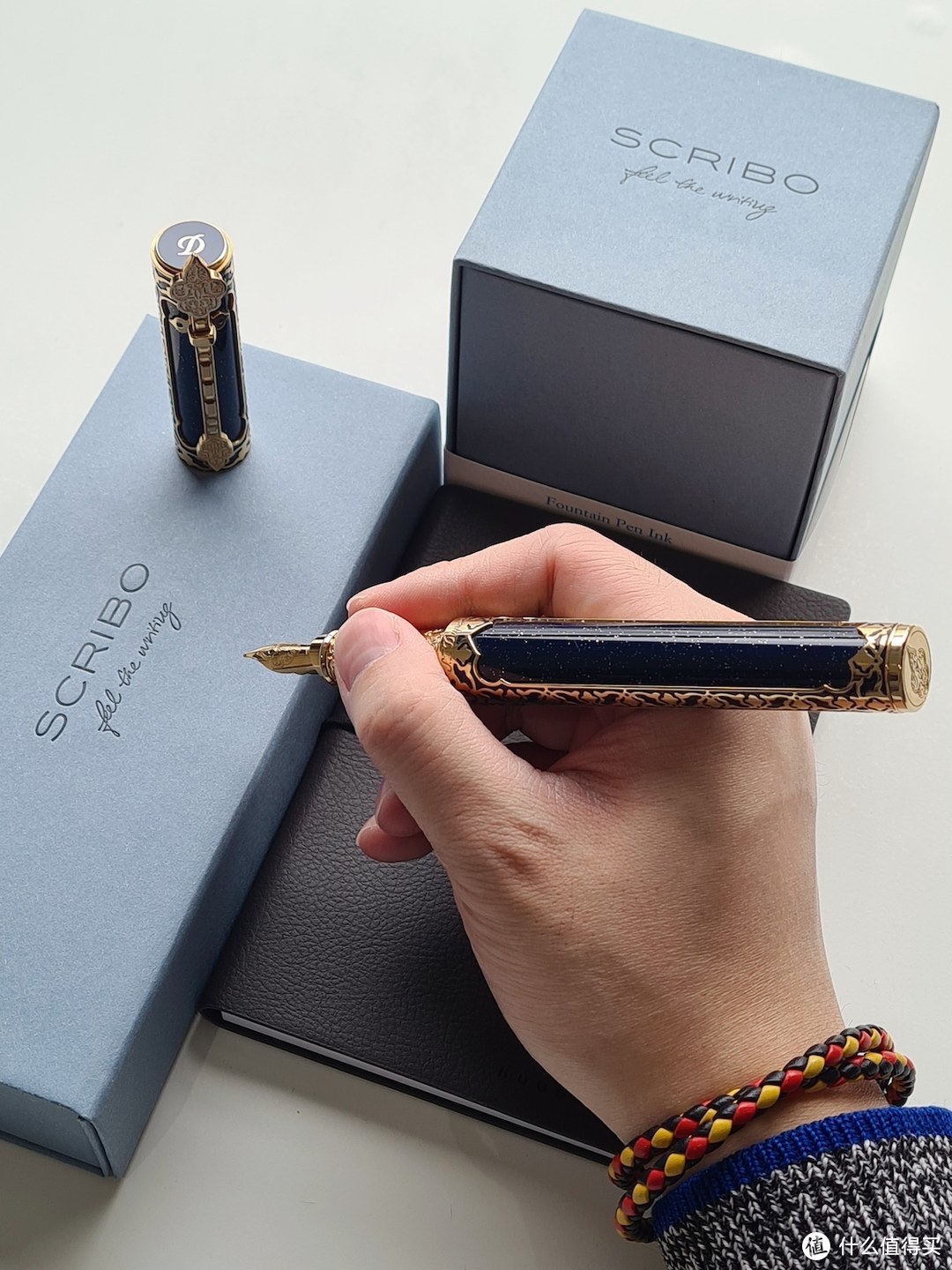 这支钢笔用来写字一般，但是当装饰绝了：都彭一千零一夜开箱测评