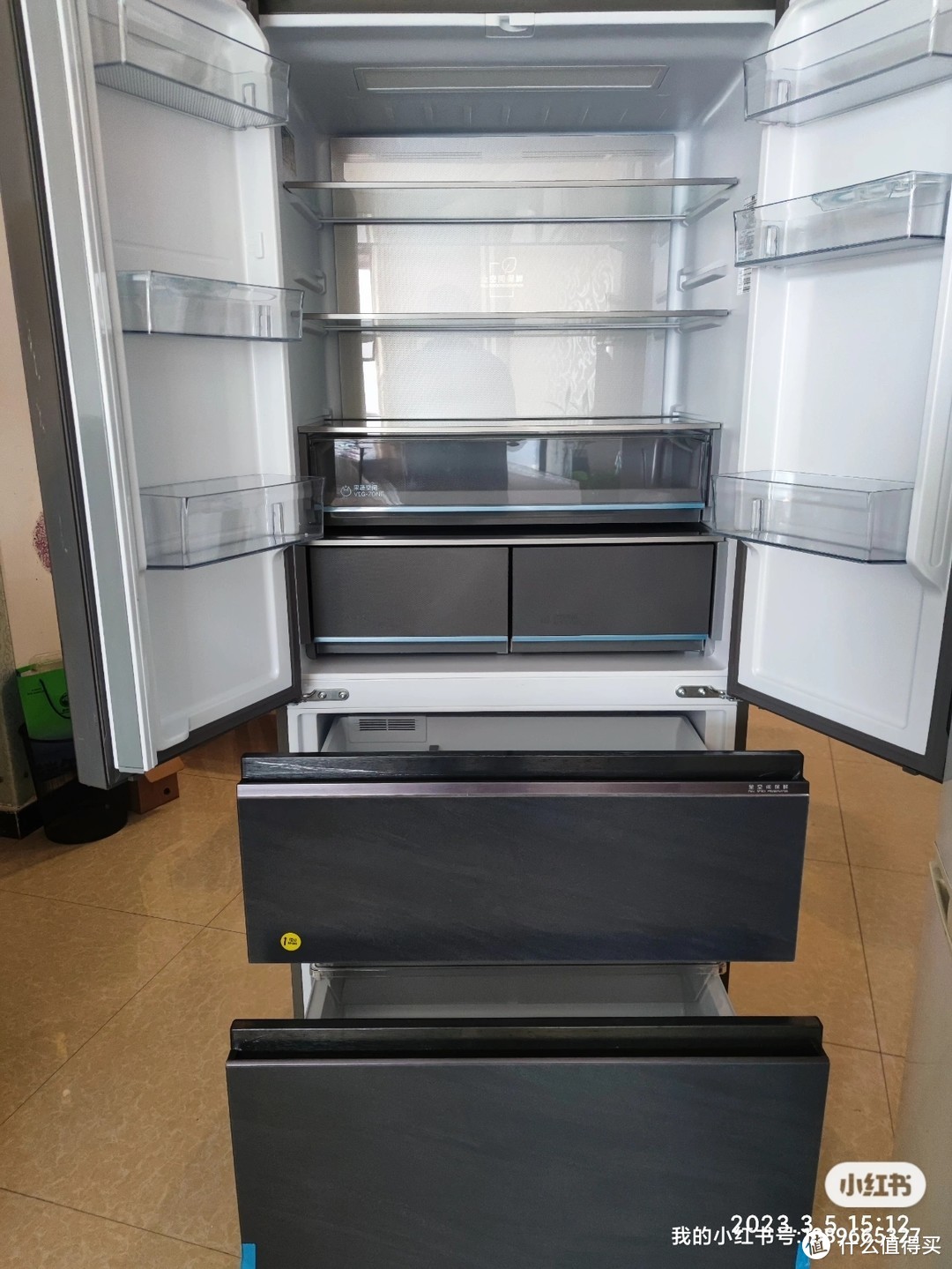 海尔502法式门冰箱使用体验，优缺点分析，内有干货