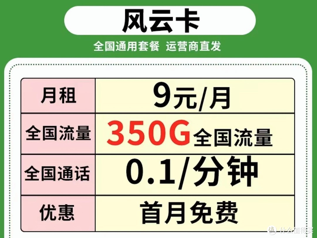 中国移动良心了：9元月租+350G流量，真正为老百姓着想！