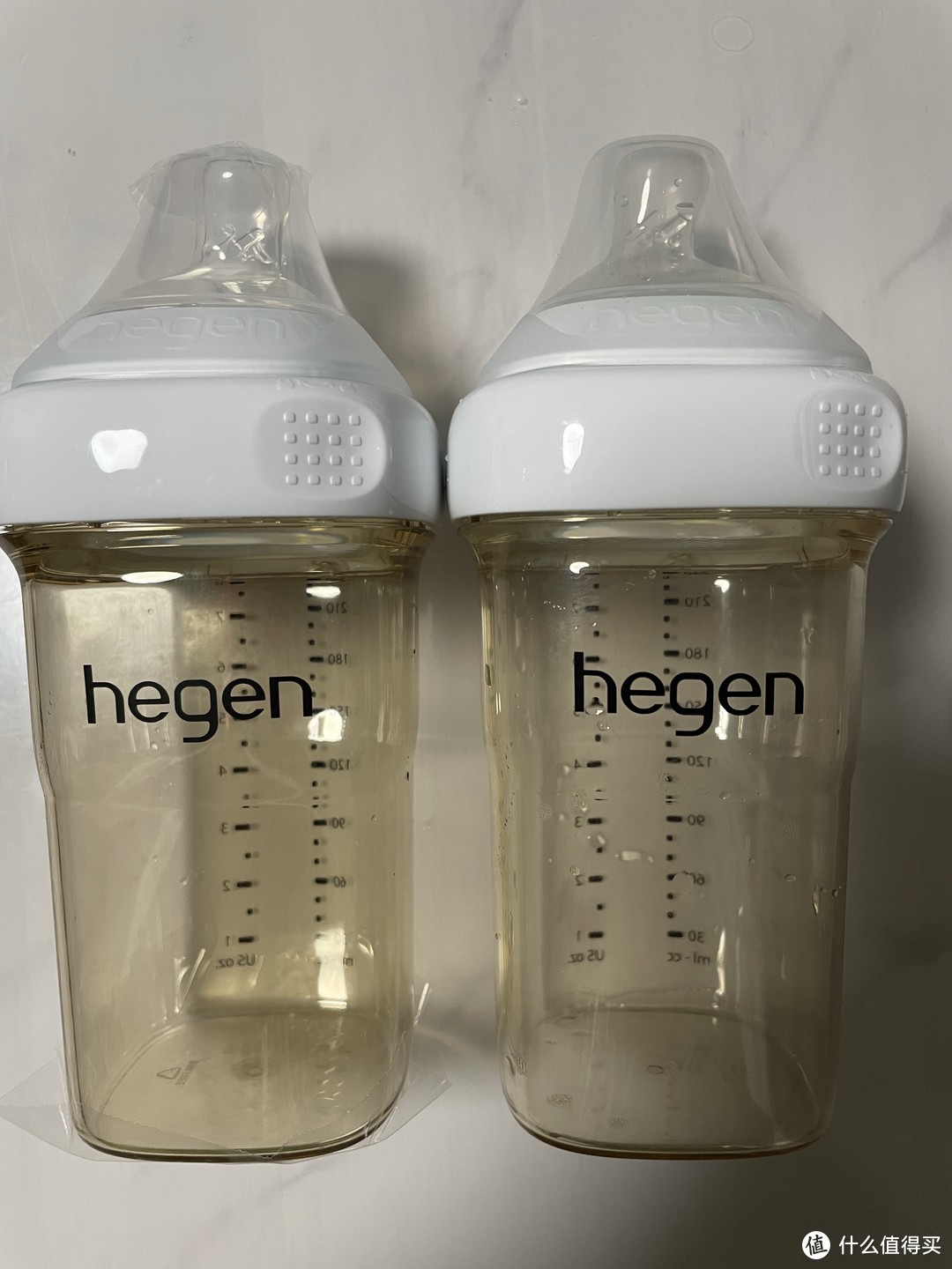 hegen奶瓶国际版与猫超版对比