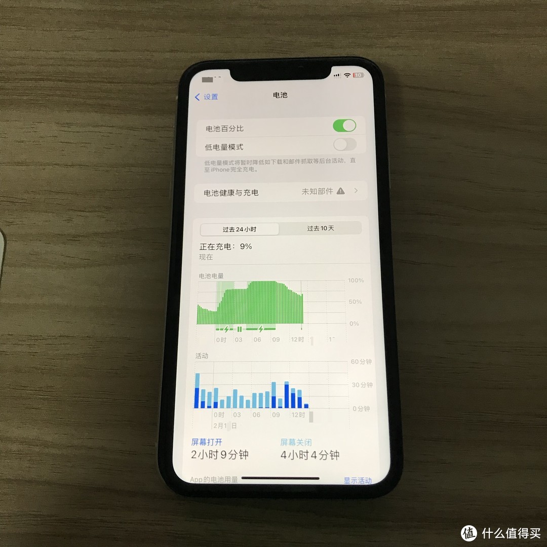 【新电池电量很低，亮屏续航还算是老电池情况】